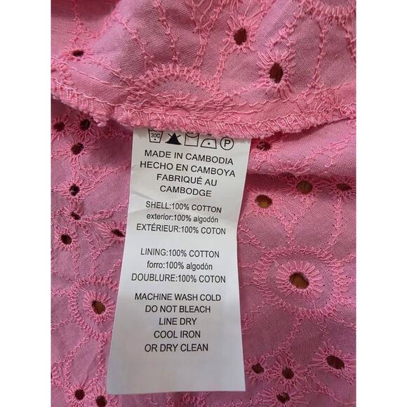 Michael Kors Sleeveless Blouse Top w/ Zipper Back Pink Large A001344 - Picture 5 of 8